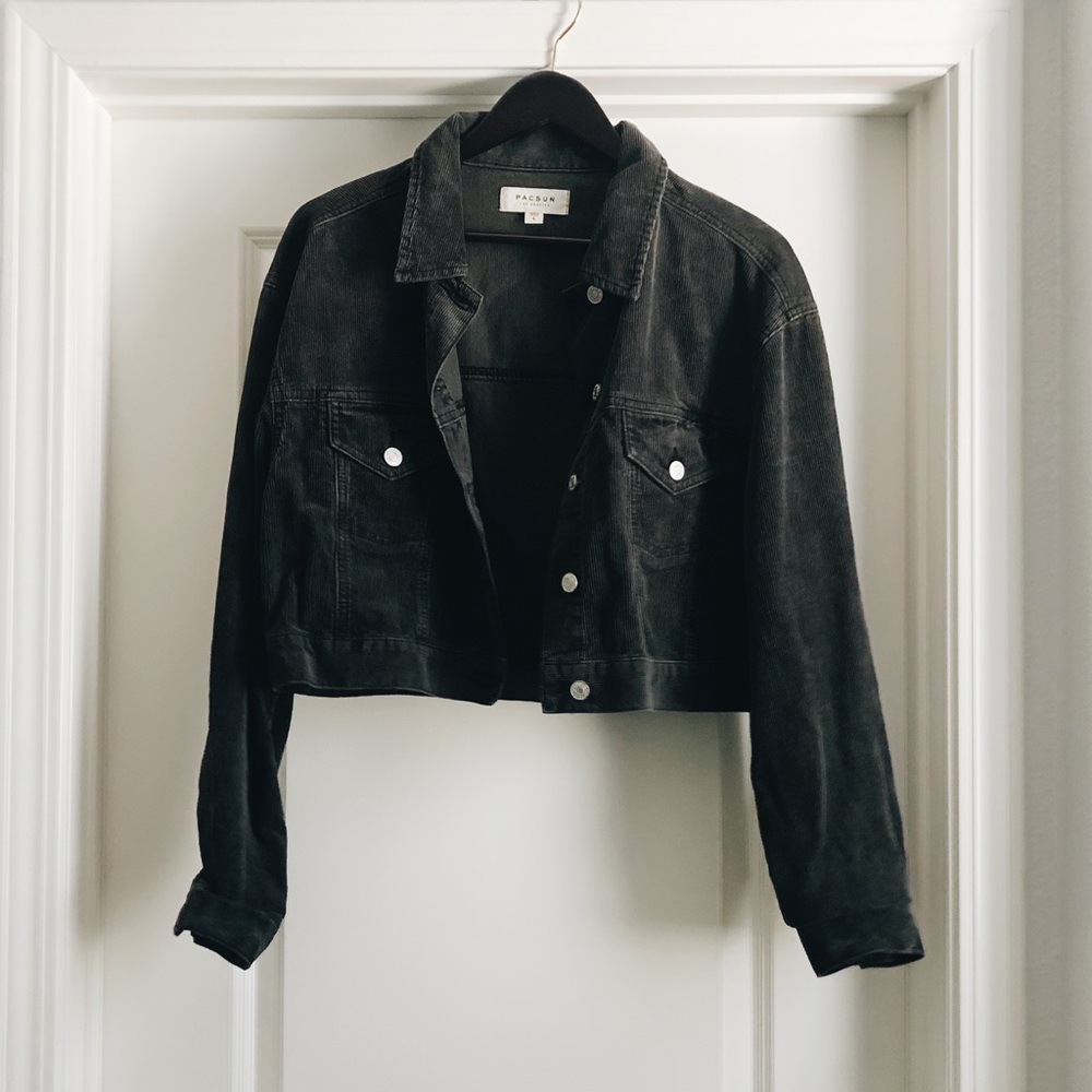PacSun Black Corduroy Jacket